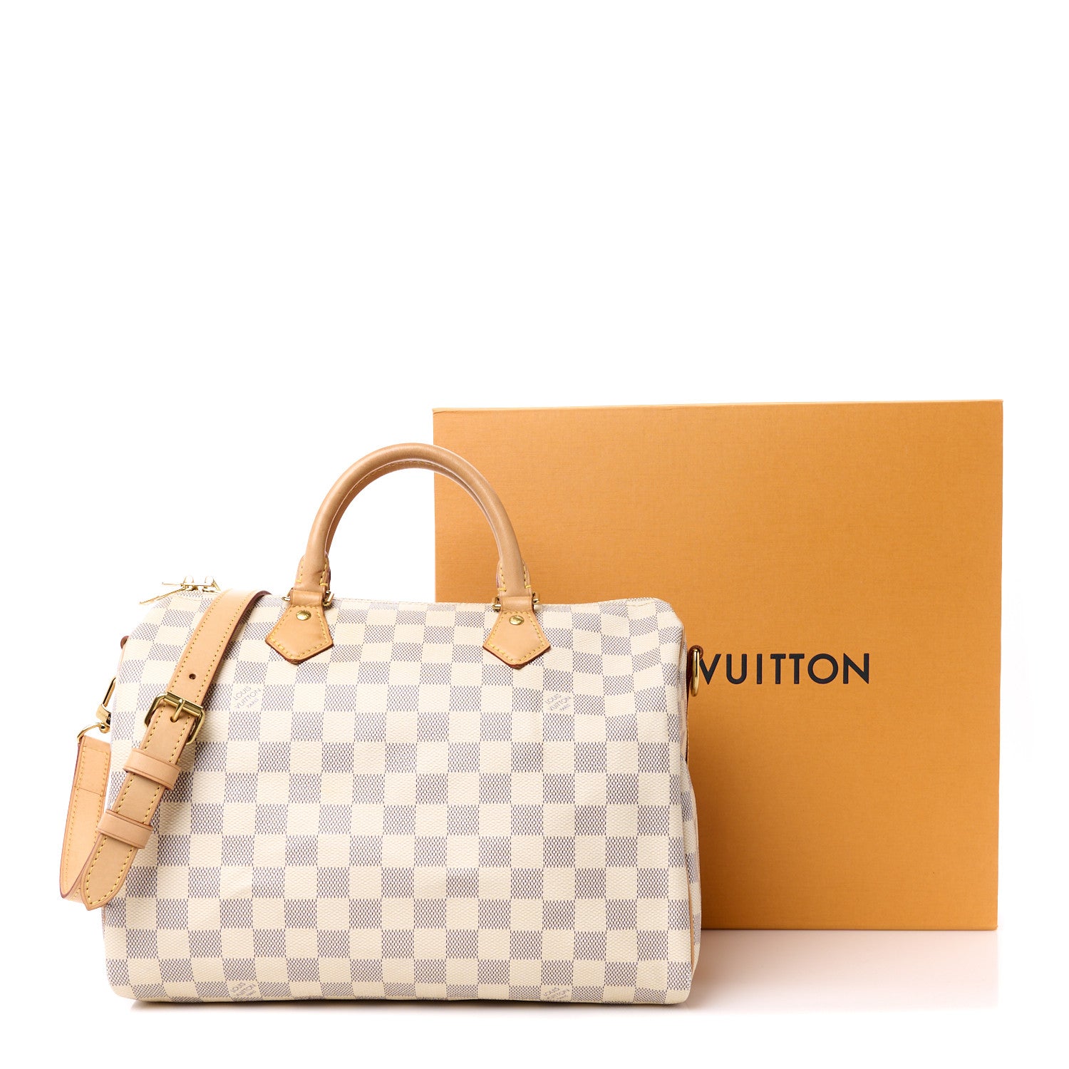 Louis Vuitton Damier Azur Speedy Bandouliere 30 17 of 17