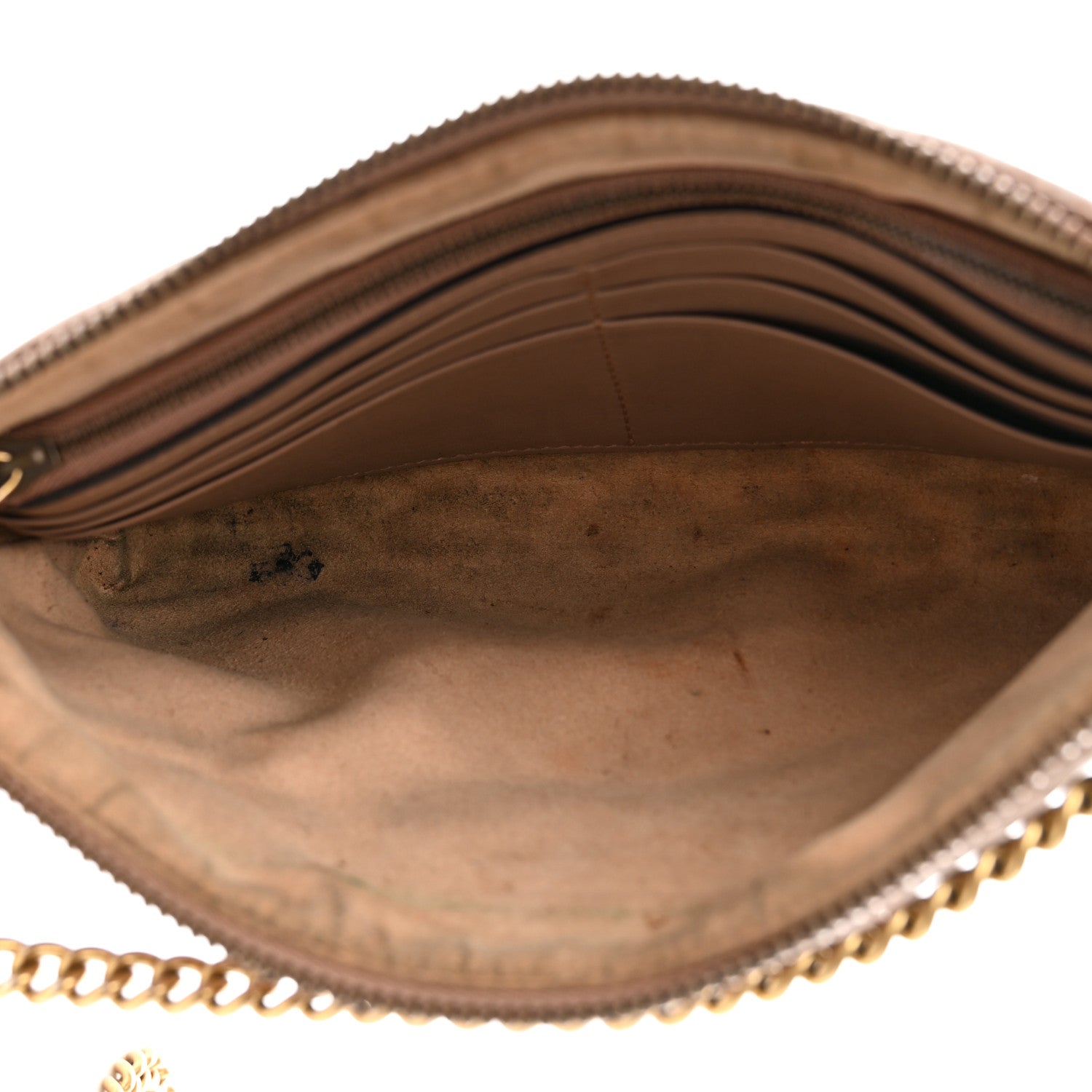 Gucci Calfskin Matelasse Mini GG Marmont Chain Bag Porcelain Rose 5 of 14
