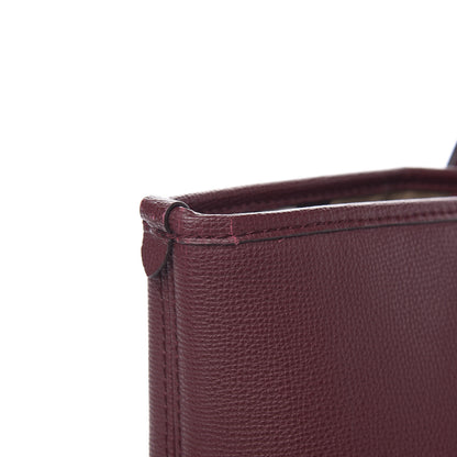 Burberry Grainy Calfskin Medium Honeybrook Tote Dark Plum 11 of 13