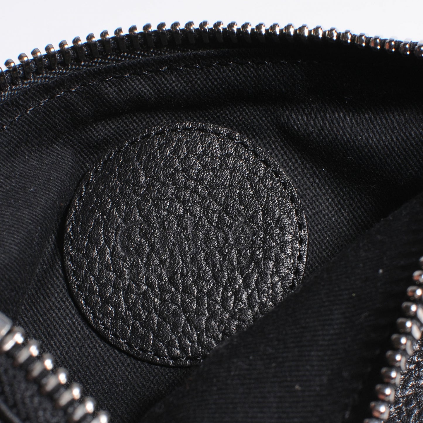 Leather Paddington Clutch Black