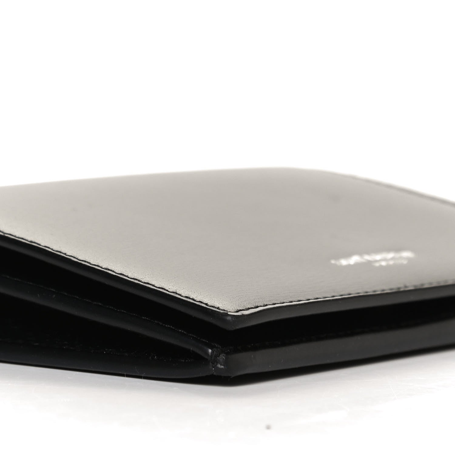 Saint Laurent Calfskin Fragments Flap Wallet Black 9 of 11