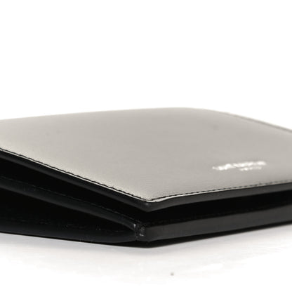 Saint Laurent Calfskin Fragments Flap Wallet Black 9 of 11