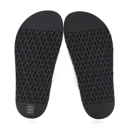 Hermes Suede Goatskin Womens Chypre Sandals 36 Rose Porcelaine 5 of 9