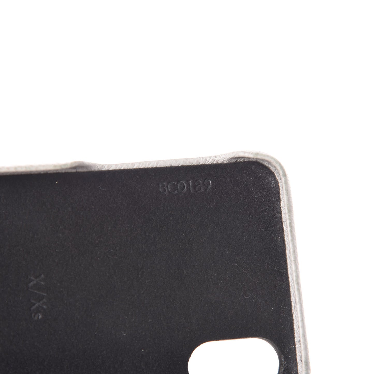 Monogram Taiga iPhone X/XS Bumper White