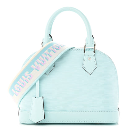 Louis Vuitton Epi Jacquard Alma BB Lagoon Blue 1 of 9