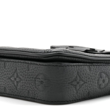 Louis Vuitton Taurillon Monogram S Lock Wearable Wallet Black 9 of 12