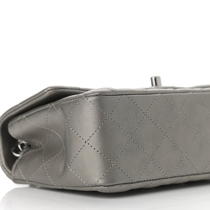 Chanel Metallic Calfskin Quilted Mini Rectangular Flap Ruthenium 9 of 12