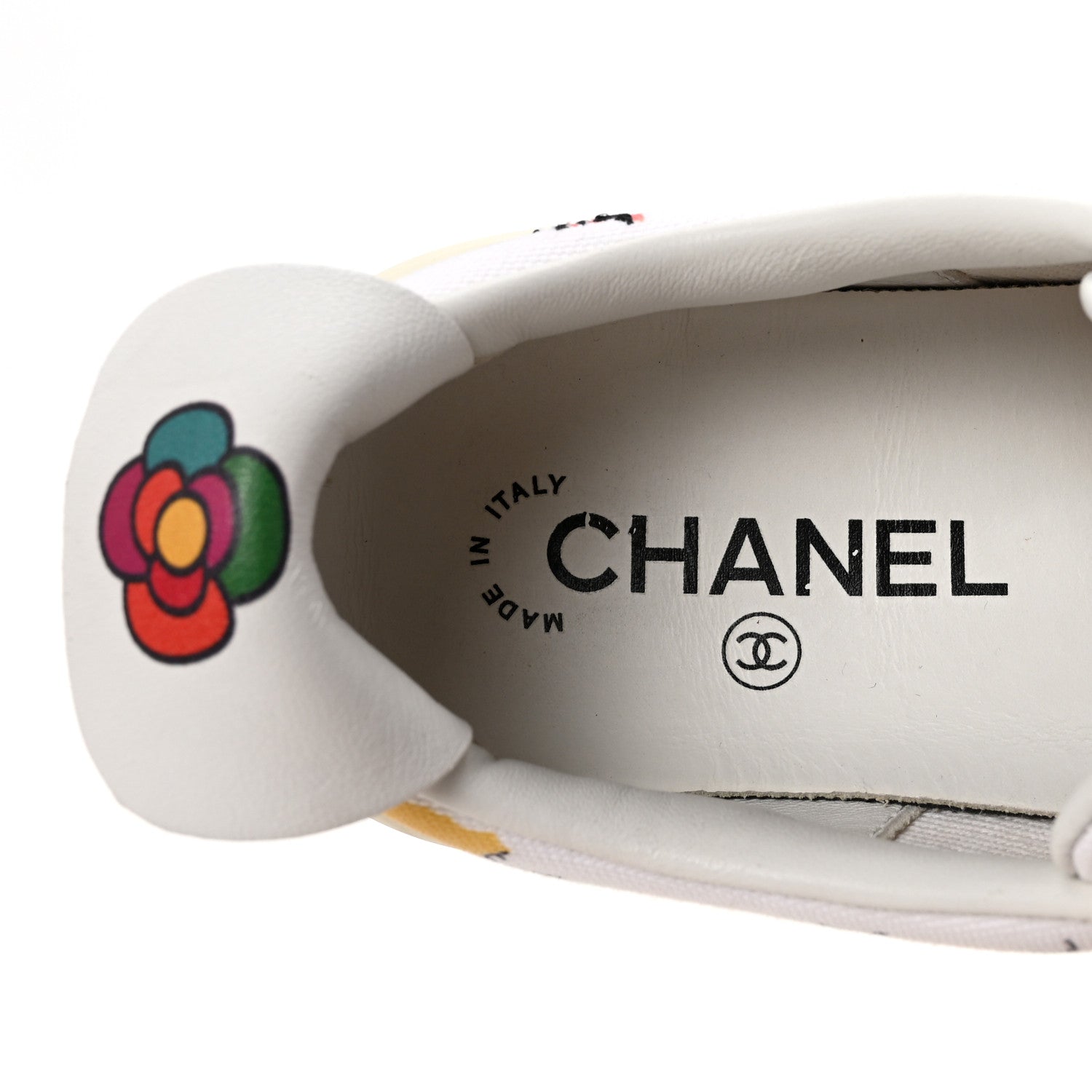 Chanel x Pharrell Williams Canvas Womens Sneakers 36.5 White