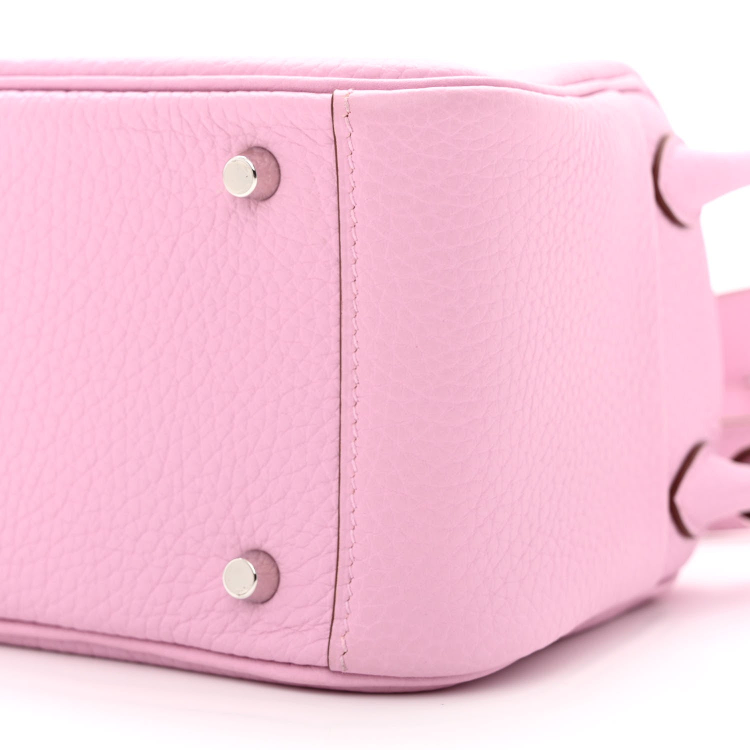 Hermes Taurillon Clemence Mini Lindy 20 Mauve Sylvestre 10 of 11