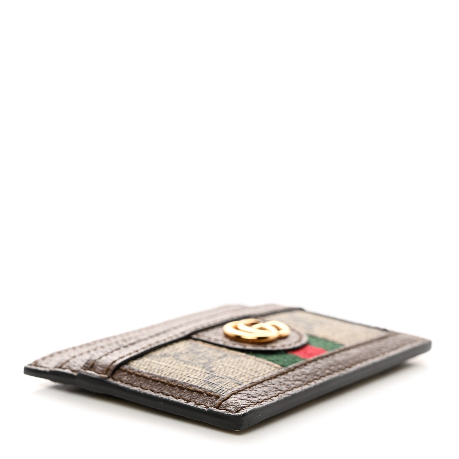 Gucci GG Supreme Monogram Ophidia Card Holder Brown 4 of 7
