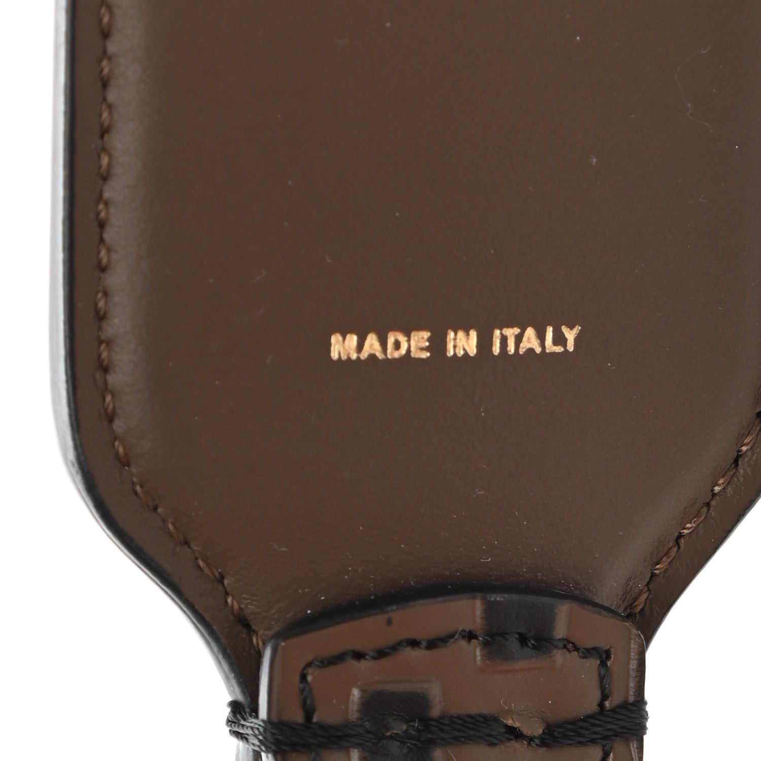 Fendi Calfskin FF 1974 Embossed Mini Strap You Maya Black 4 of 4