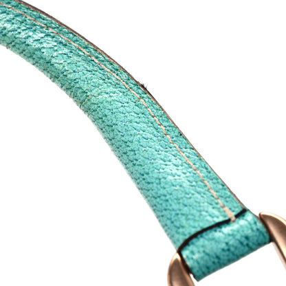 Gucci Monogram Calfskin Large Bardot Shoulder Bag Turquoise 11 of 11
