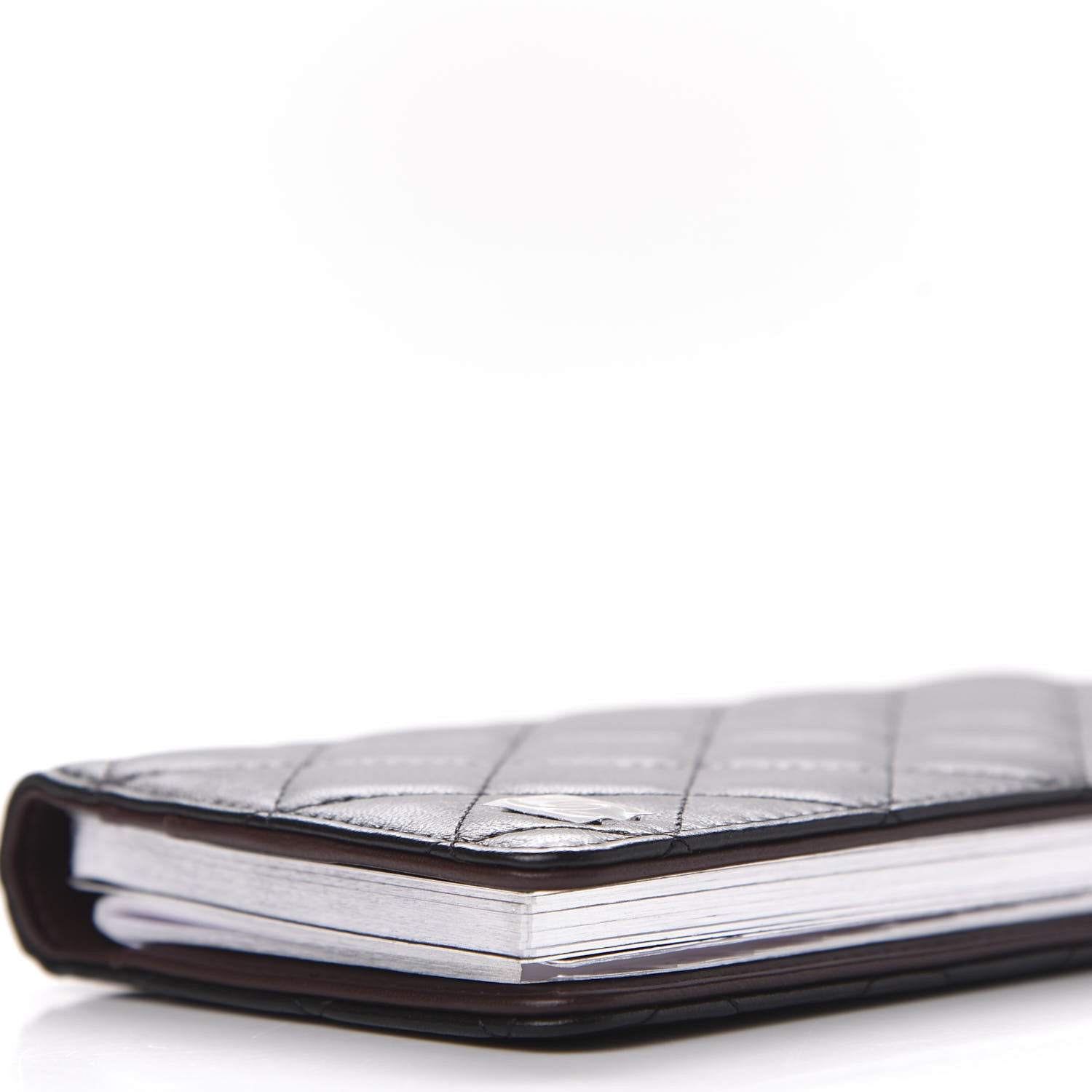 Chanel Lambskin Quilted Medium Agenda Cover Black 4 of 6