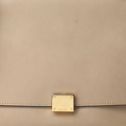 Celine Smooth Calfskin Suede Medium Trapeze Sahara 13 of 13