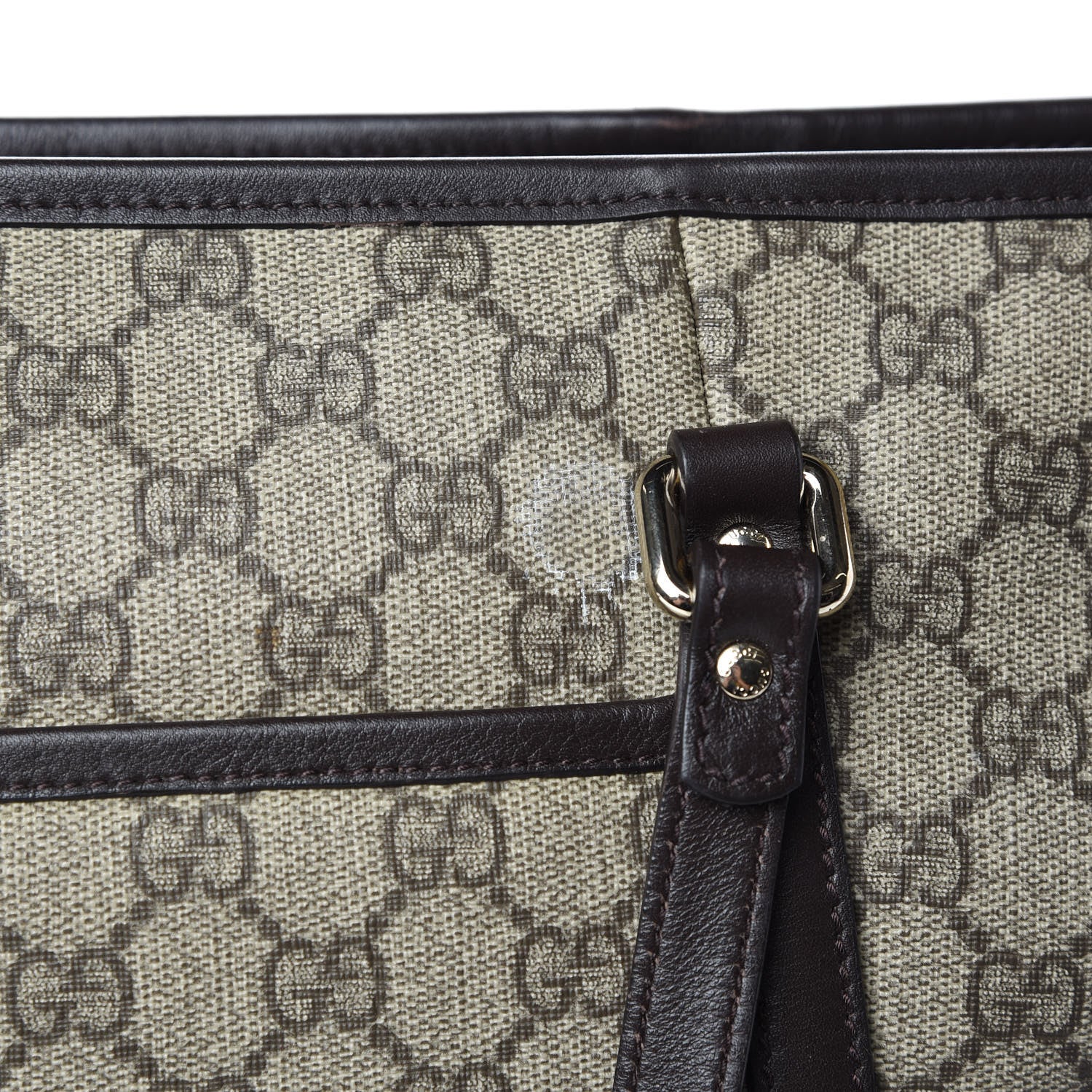 Gucci GG Supreme Monogram Medium Joy Tote Brown 12 of 12