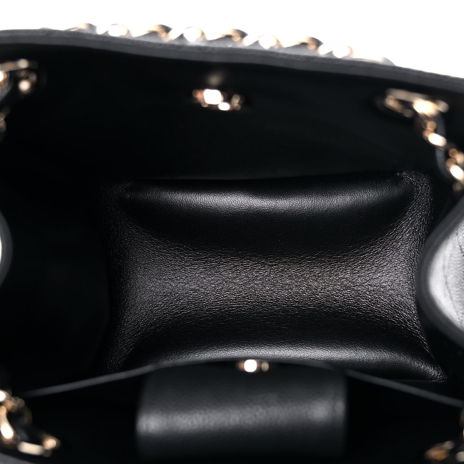 Chanel Caviar Quilted Mini Bucket Bag Black 5 of 10