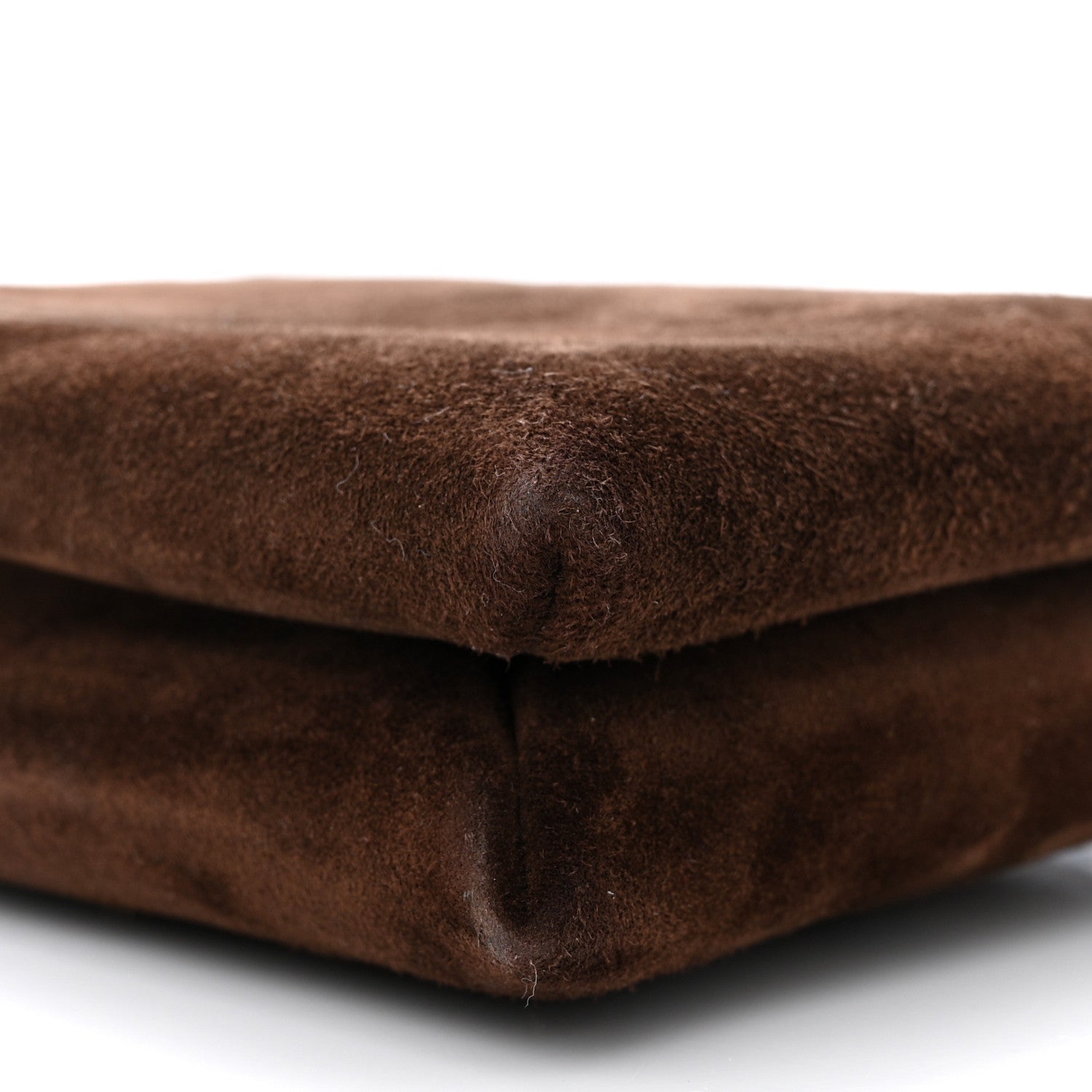 The Row Suede Calfskin Mini Nu Twin Bag Mocha 10 of 11