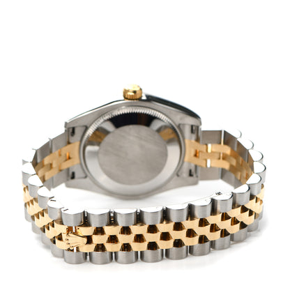 Rolex Stainless Steel 18K Yellow Gold 31mm Oyster Perpetual Datejust Watch Silver 178273 3 of 4