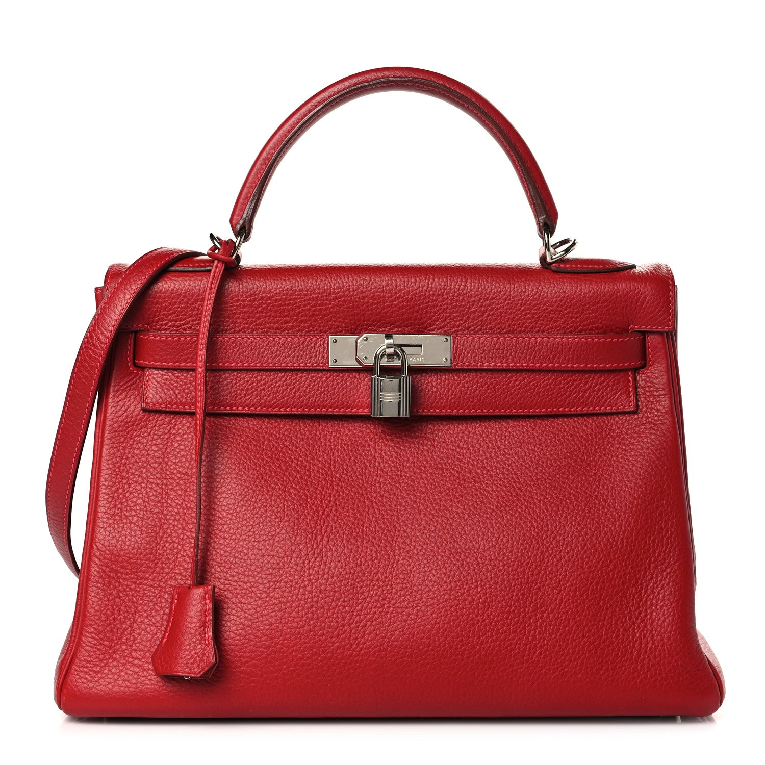 Hermes Togo Kelly Retourne 32 Rouge Vif 1 of 9