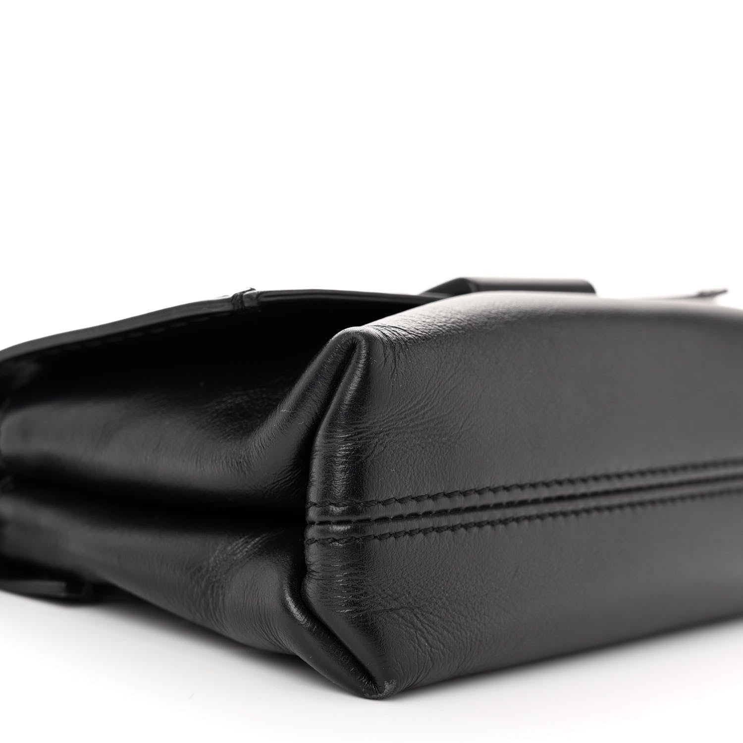 Off-White Calfskin Diag Small Binder Clip Crossbody Black 9 of 11