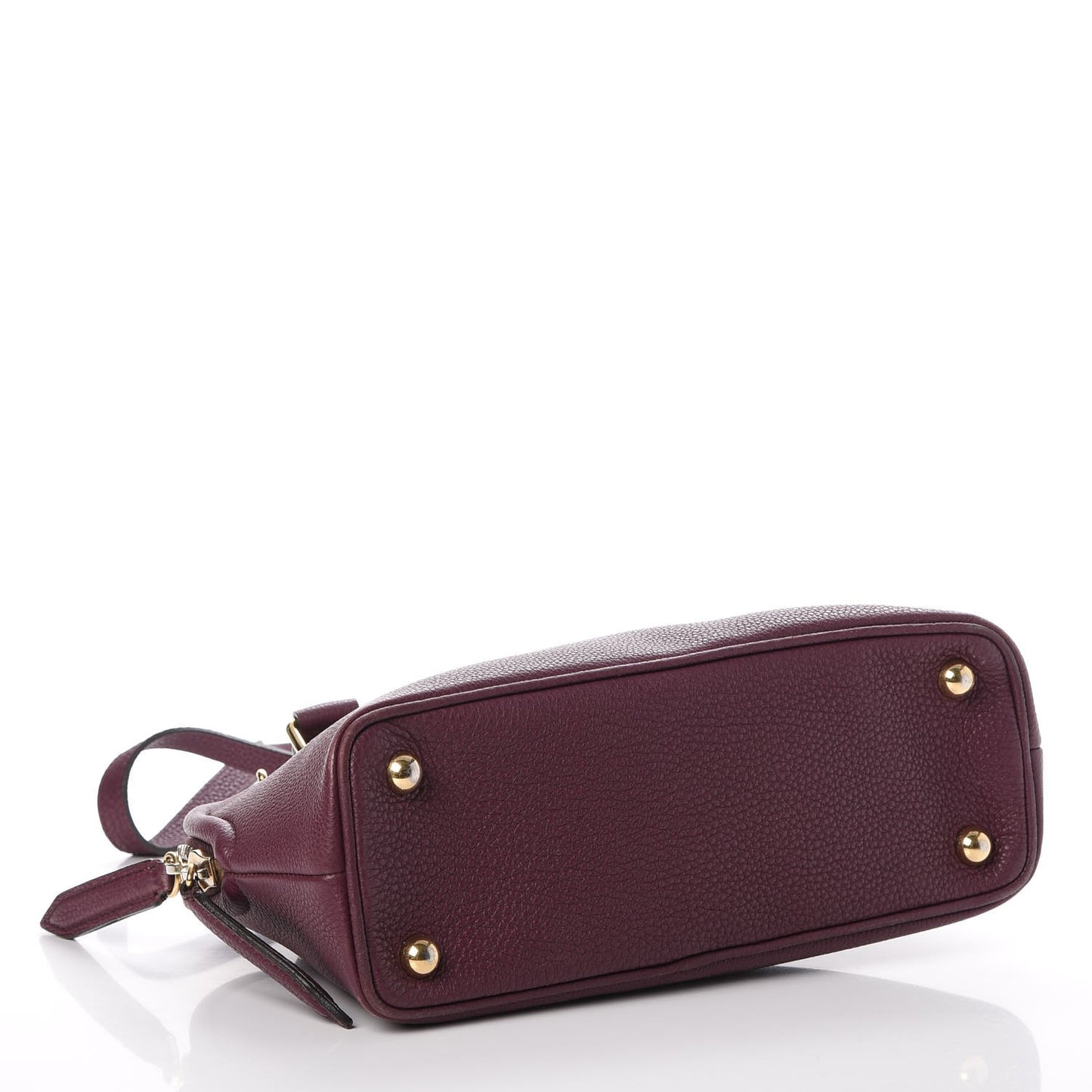 Grainy Calfskin Small Bloomsbury Elderberry