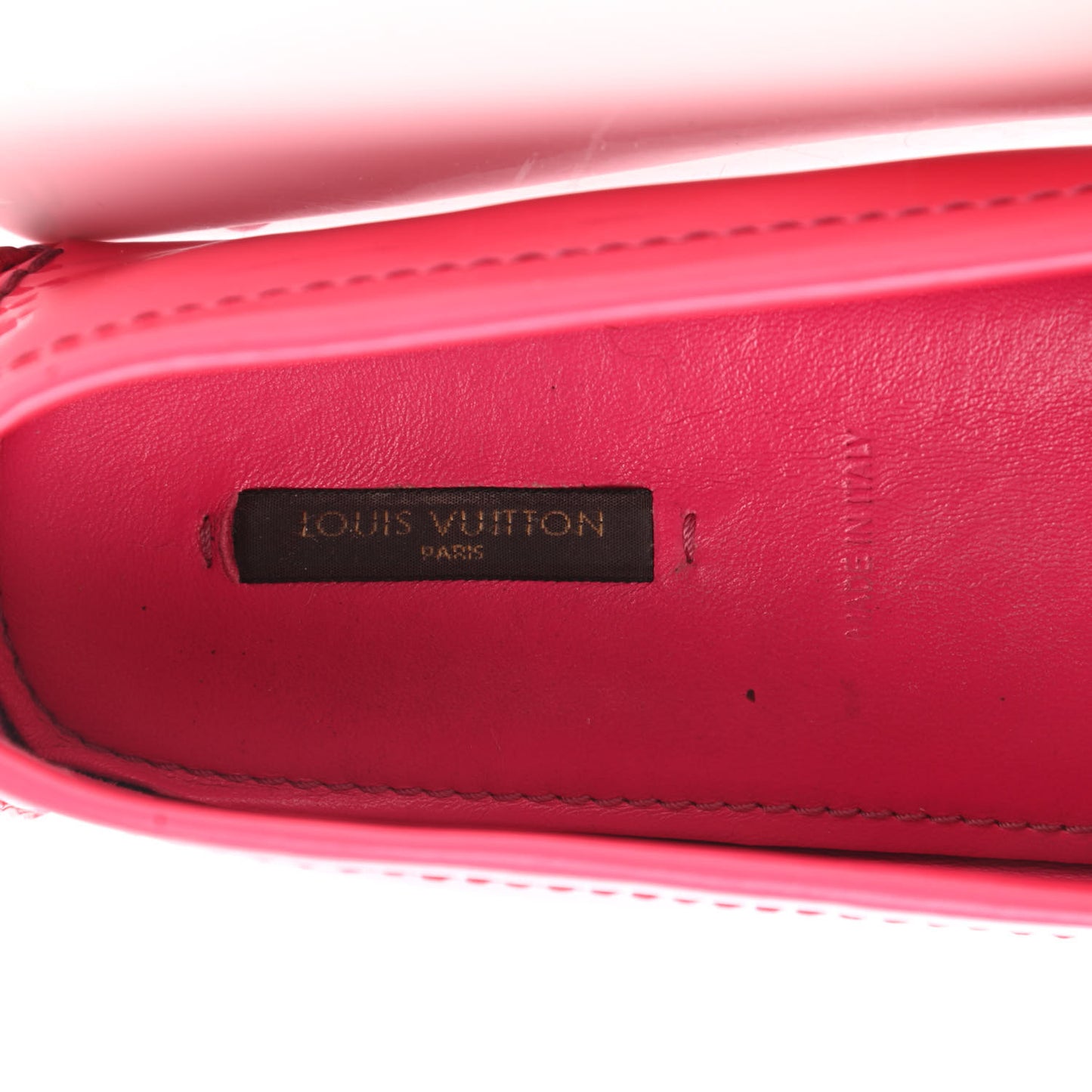 Patent Calfskin Oxford Loafers 39.5 Rose Indien