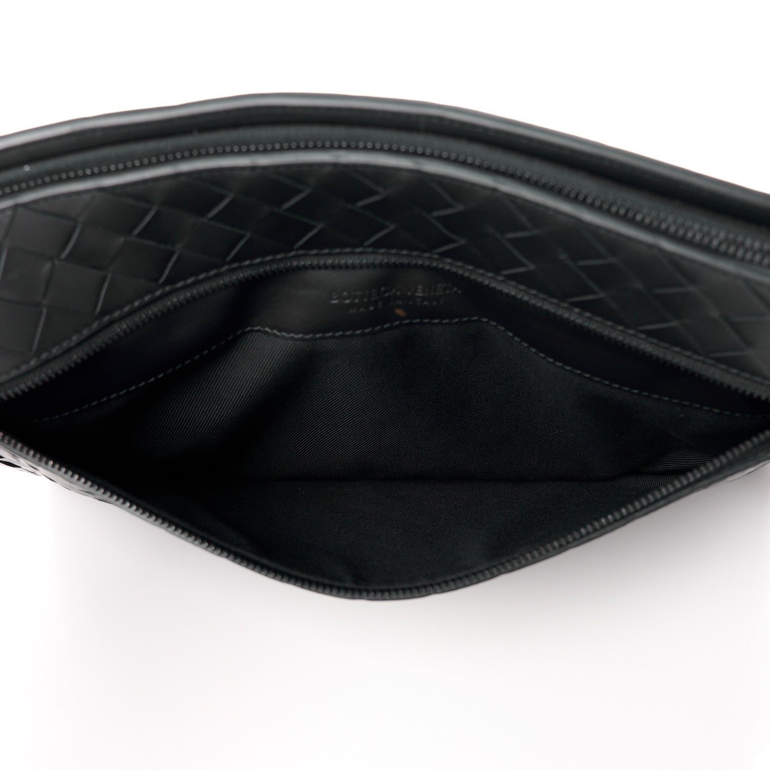 Bottega Veneta Calfskin Intrecciato Document Case Black 7 of 13