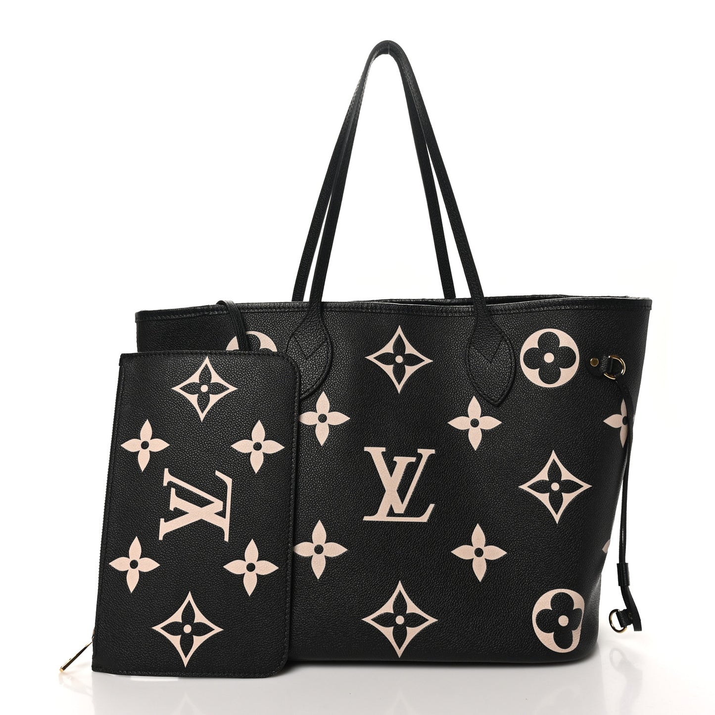 Empreinte Monogram Giant Neverfull MM Black Beige