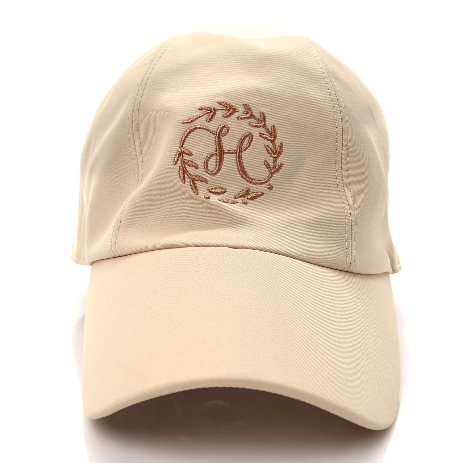 Hermes Cotton Davis H Primavera Hat 56 Blanc Creme 3 of 9