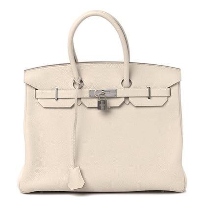 Hermes Togo BIRKIN 35 Craie 1 of 11