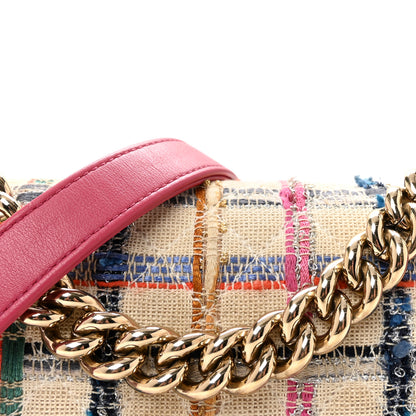 Chanel Lambskin Tweed Quilted Small Boy Flap Dark Pink 8 of 10