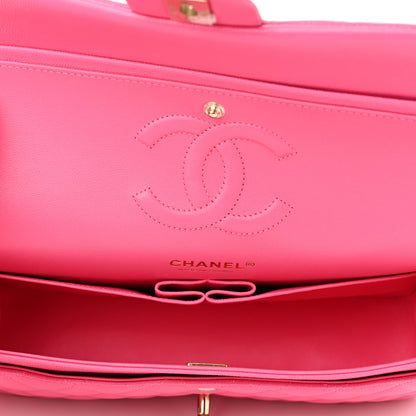 Chanel Caviar Quilted Medium Double Flap Rose 5 of 11