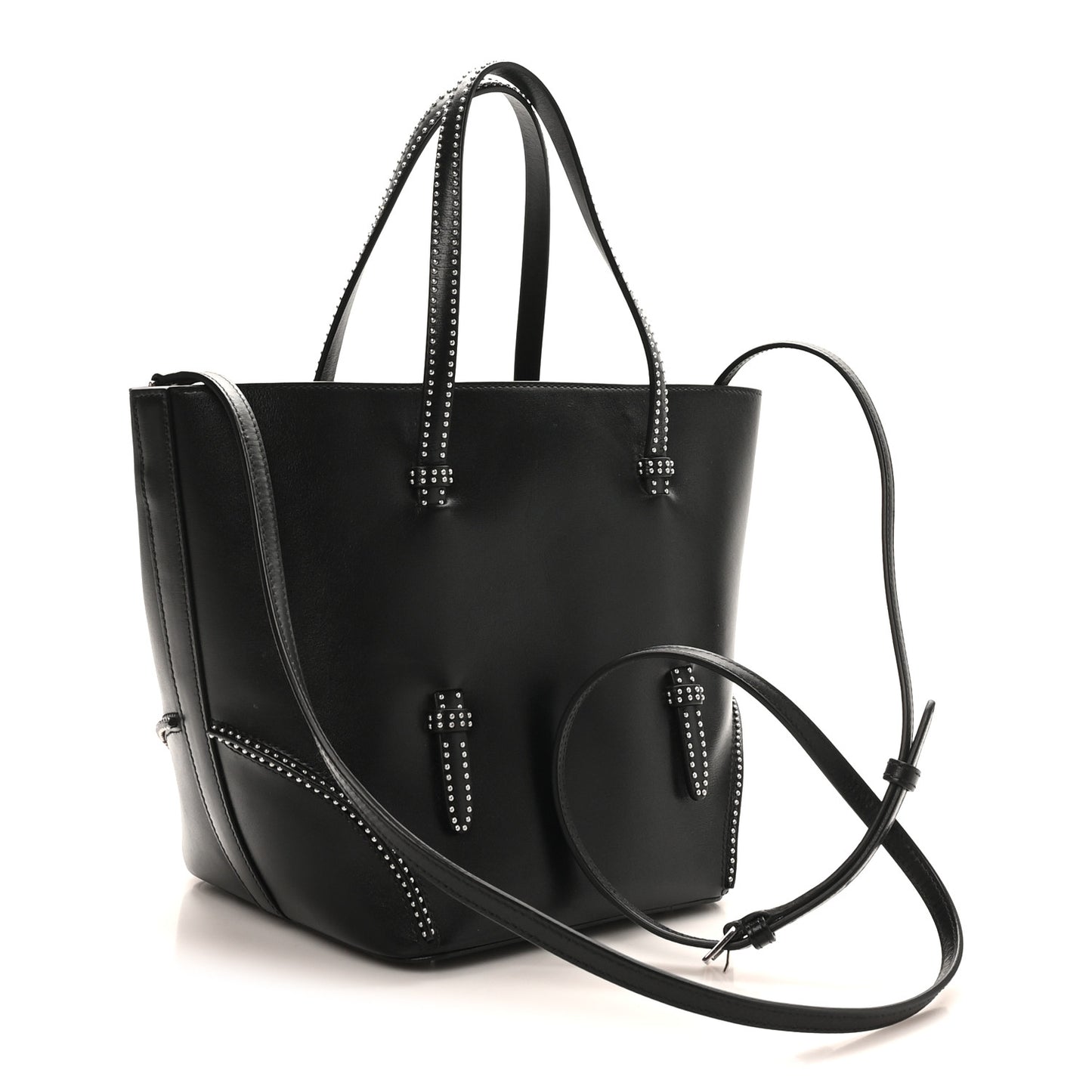 Calfskin Studded Bag Black