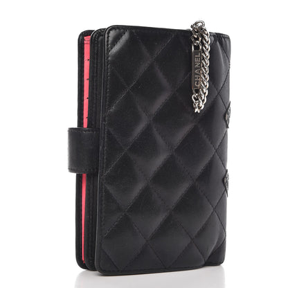 Chanel Calfskin Cambon Zipped Pocket Wallet Black 3 of 9