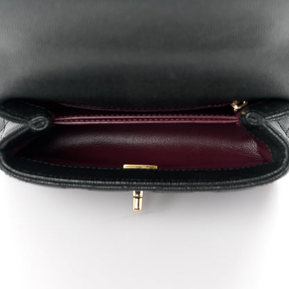 Chanel Caviar Quilted Extra Mini Coco Handle Flap Black 5 of 12