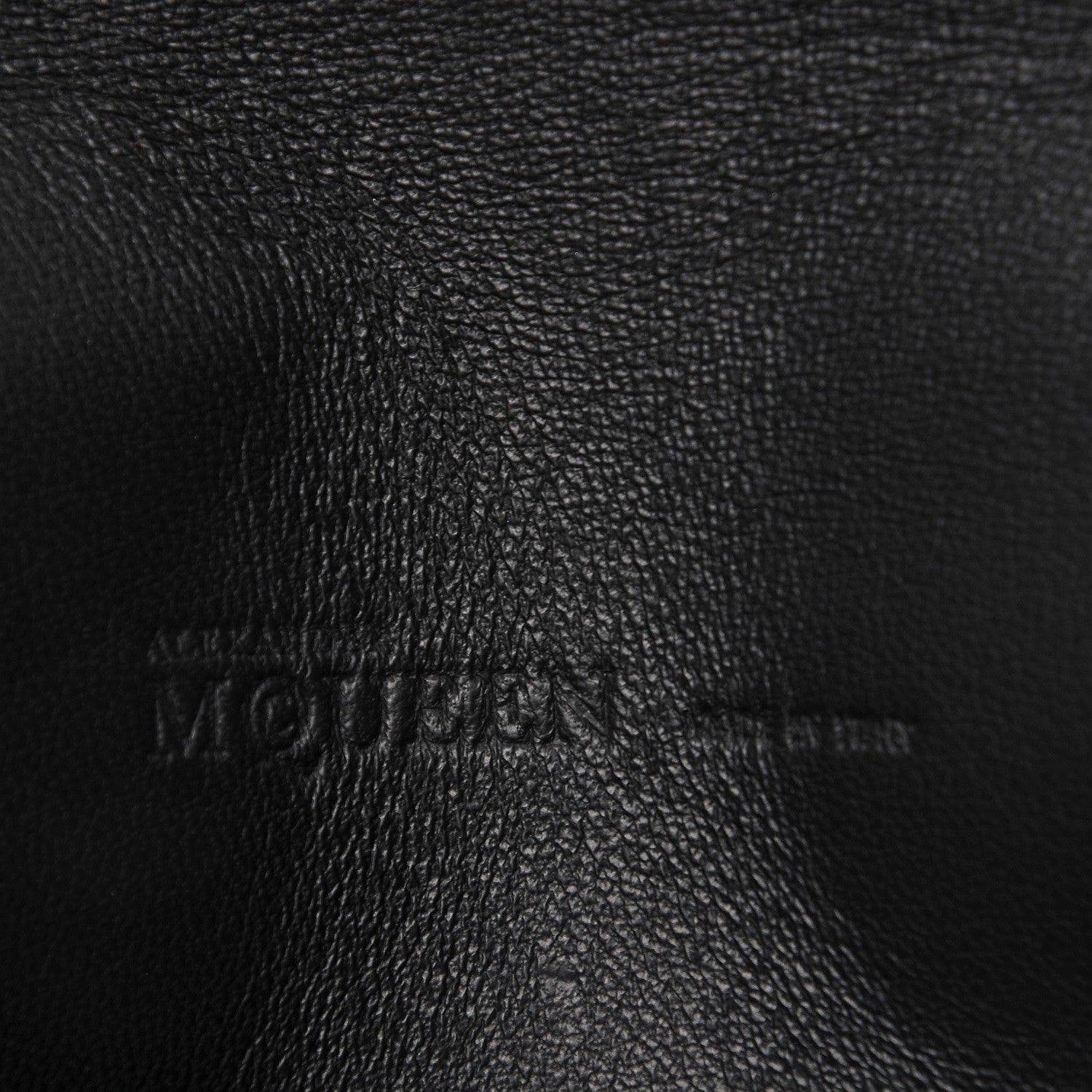 Alexander McQueen Calfskin Skull Envelope Clutch Black 5 of 6