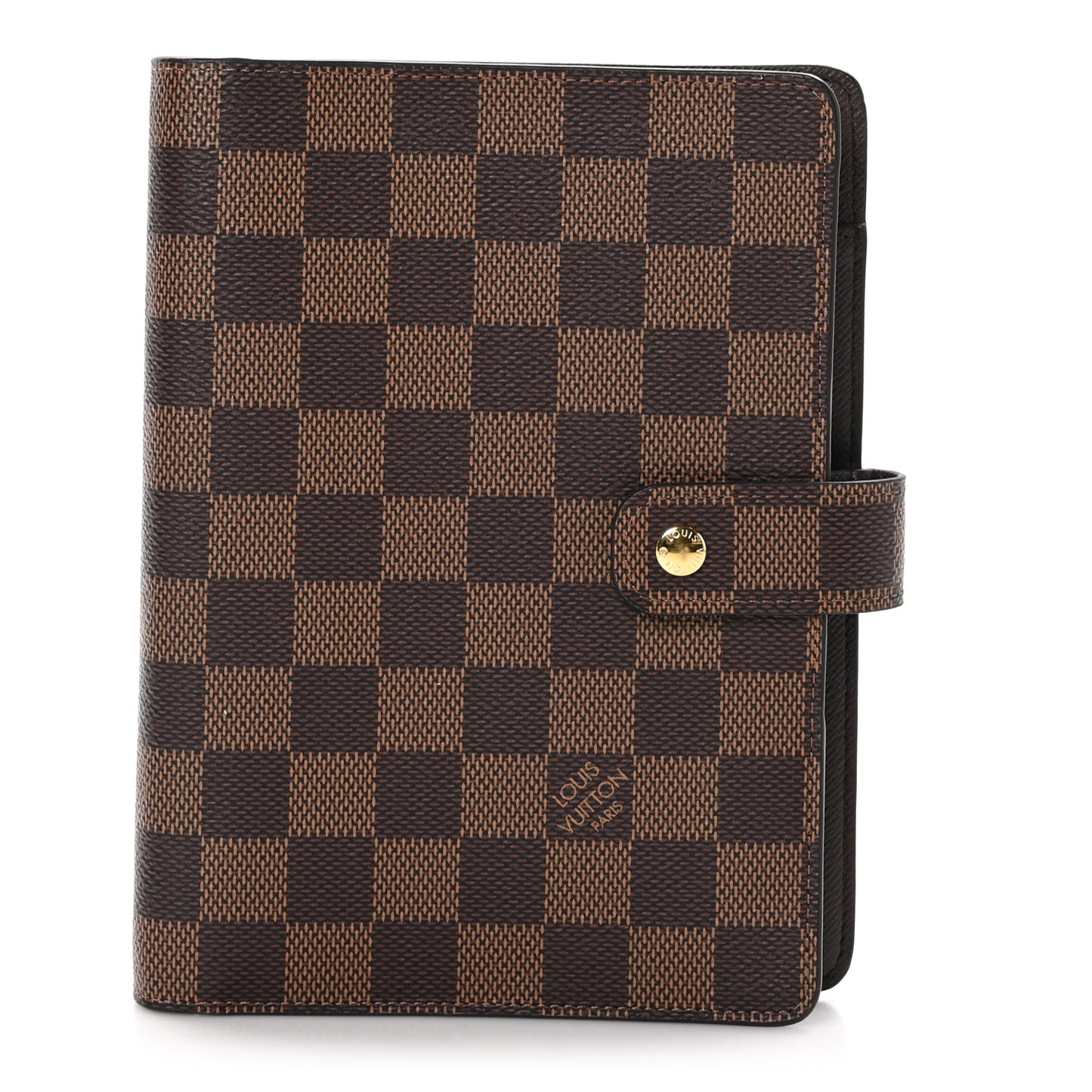 Damier Ebene Medium Ring Agenda Cover