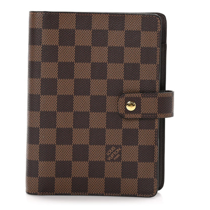 Louis Vuitton Damier Ebene Medium Ring Agenda Cover 1 of 6