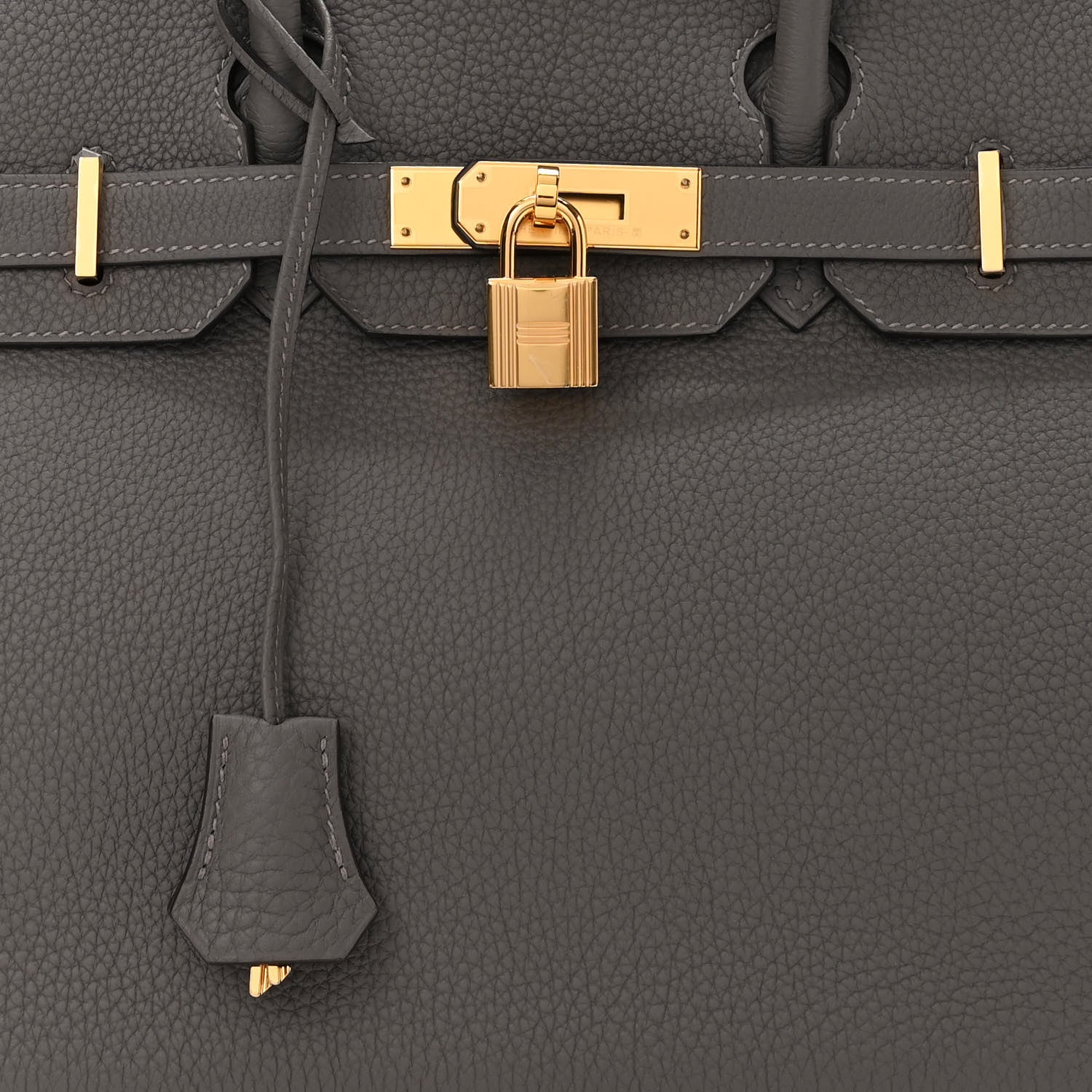 Hermes Togo Birkin 30 Etain 8 of 11
