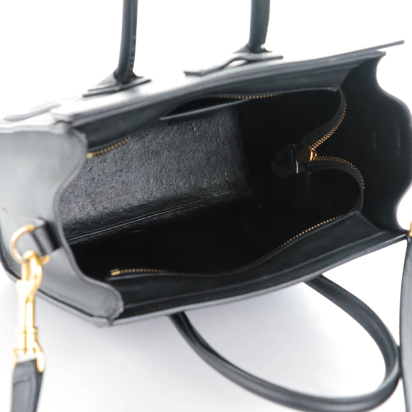 Smooth Calfskin Nano Luggage Black