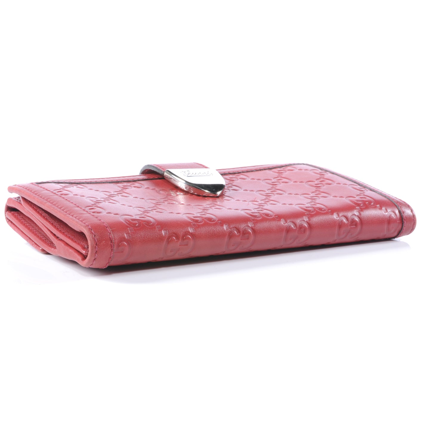 Guccissima Continental Wallet Red