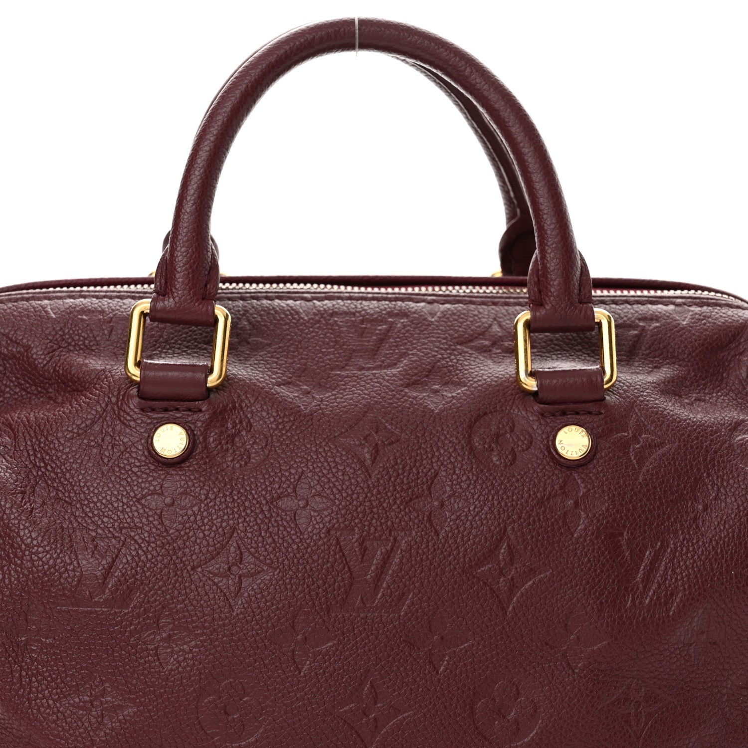 Louis Vuitton Empreinte Monogram Speedy Bandouliere 25 Wine 8 of 13