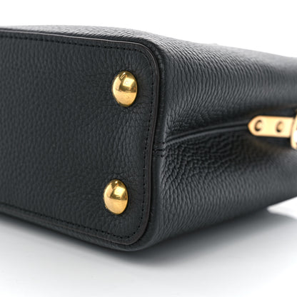 Louis Vuitton Taurillon Capucines BB Black 9 of 9