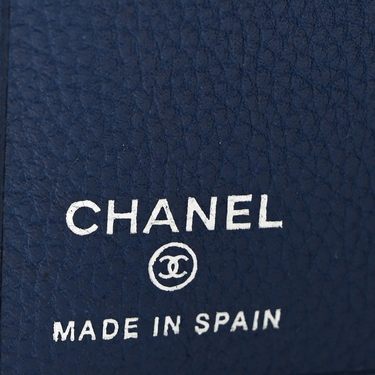 Calfskin Passport Holder Navy