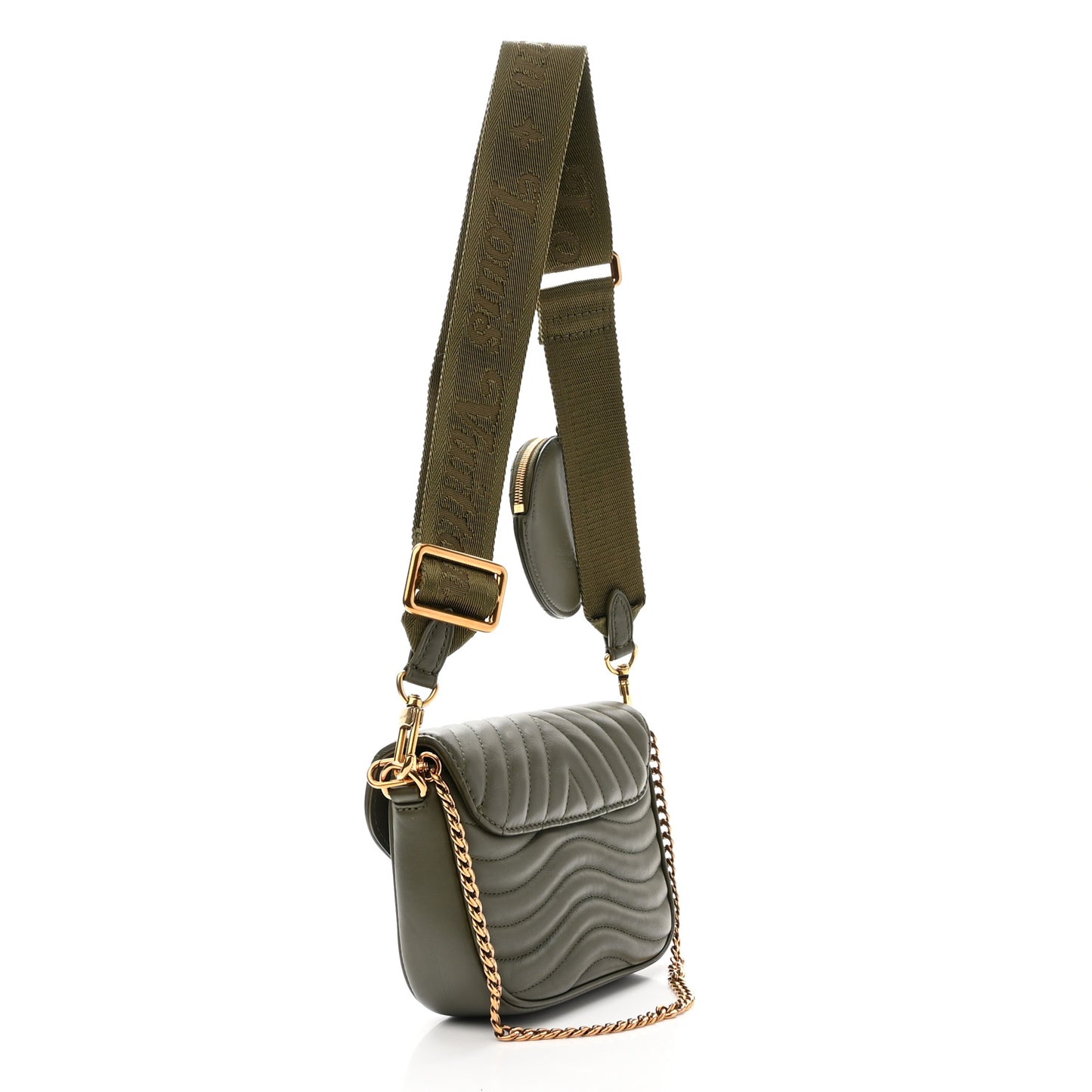 Calfskin New Wave Multi Pochette Kaki