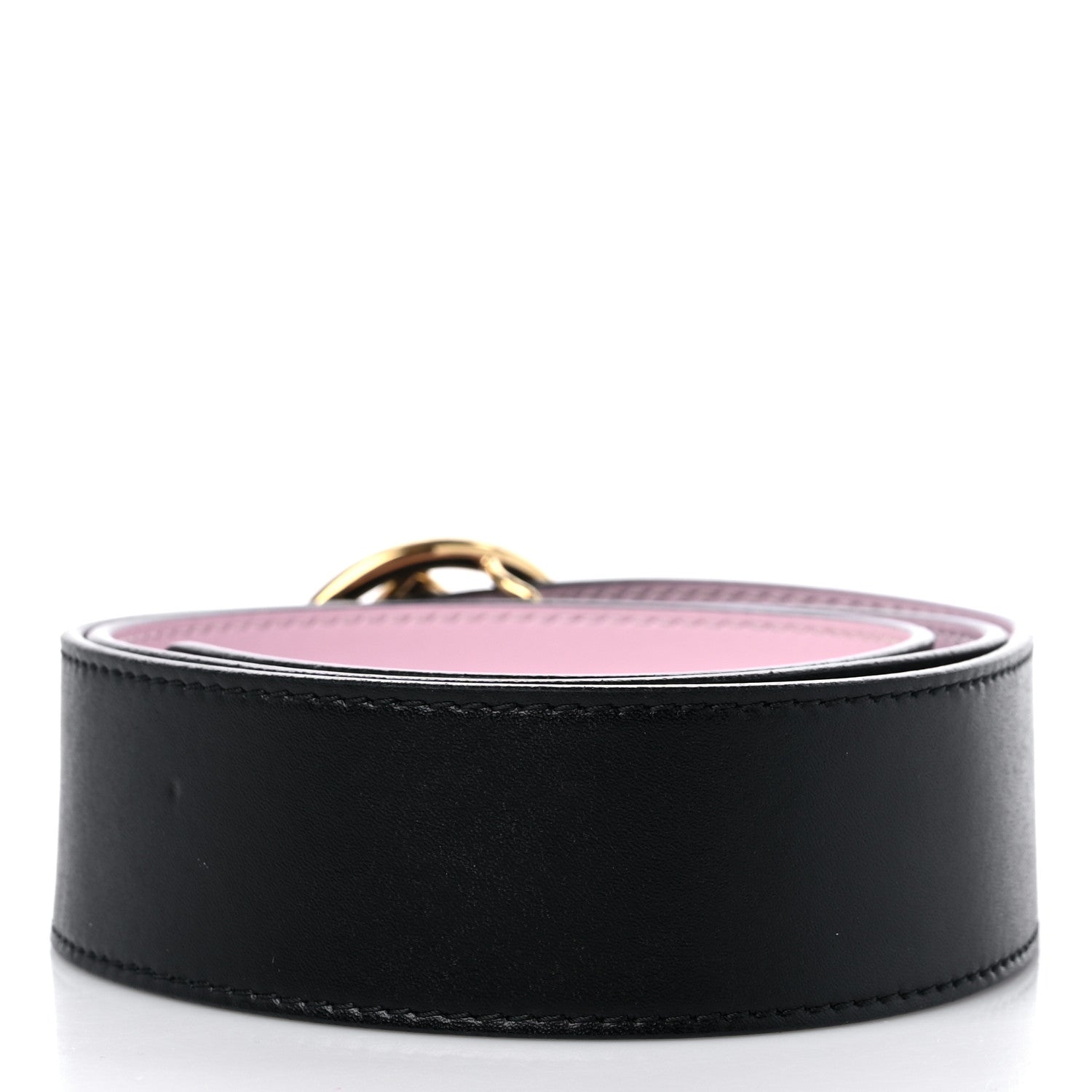 Fendi Vitello Liberty F is Fendi Bi-Color Reversible Belt 90 36 Black Peonia 2 of 5