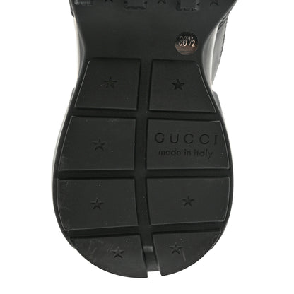 Gucci Calfskin Rhyton Sneakers 36.5 Black 6 of 14