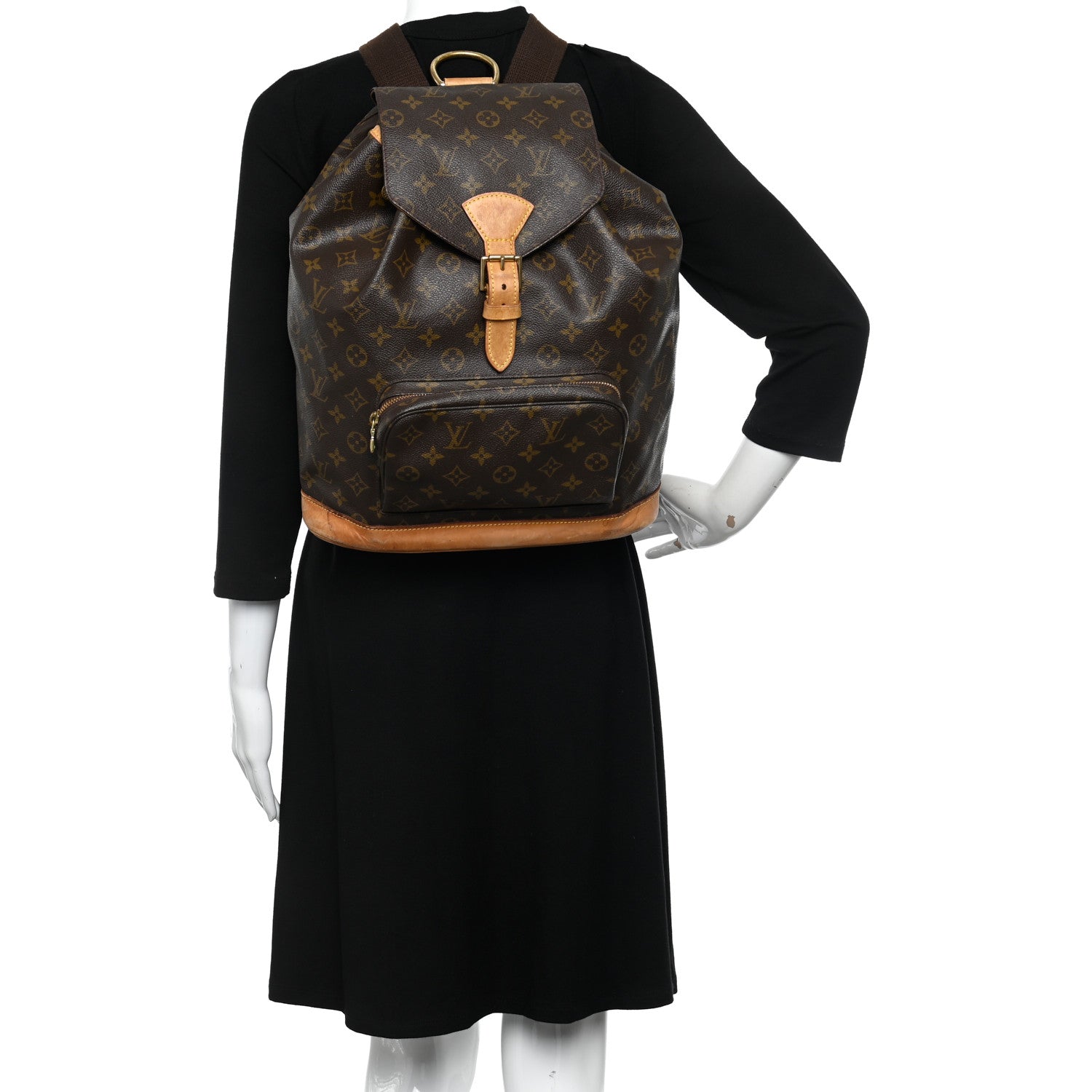 Louis Vuitton Monogram Montsouris GM Backpack 2 of 10