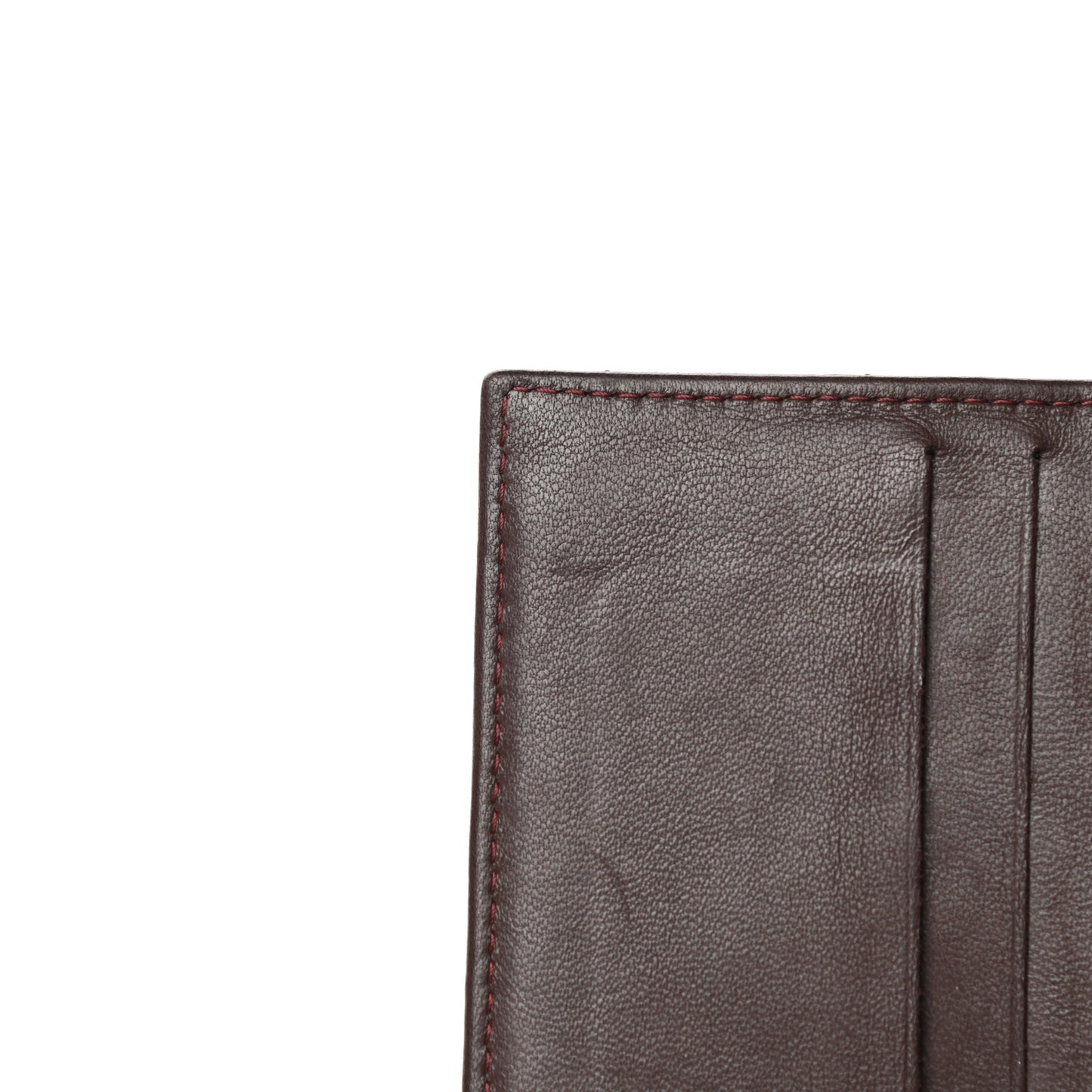 Lambskin Quilted Card Holder Wallet Black