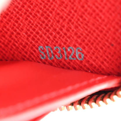 Louis Vuitton Damier Ebene Clemence Wallet Cherry 7 of 8